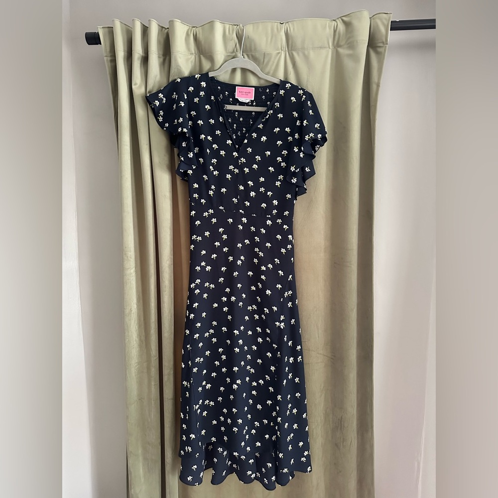Kate Spade Blue Midi Dress